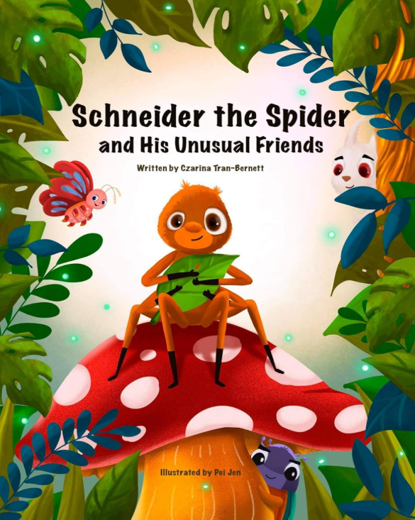 Cover of Schneider the Spider and His Unusual Friends, illustrated by Pei Jen